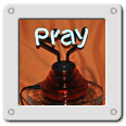 Pray - White Neon Nightlight